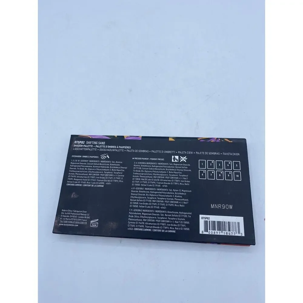 NYX Off Tropic Shifting Sand Eye Shadow Palette - Brand New